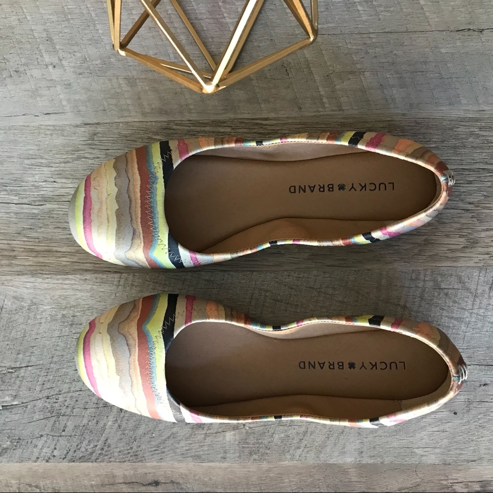 Lucky Brand colorful flats